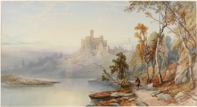 Warkworth Castle by Thomas Miles II Richardson